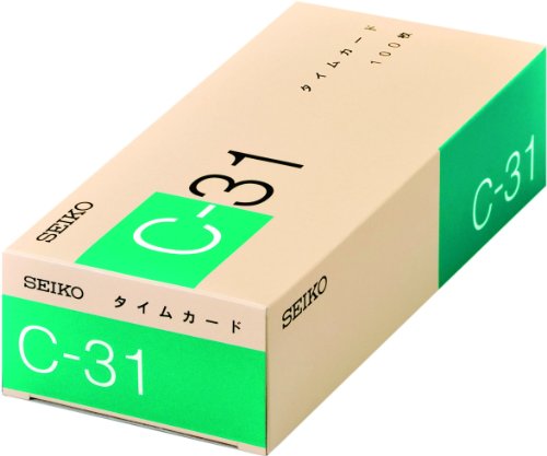 Amazon | セイコーソリューションズ タイムカード C31カード 100